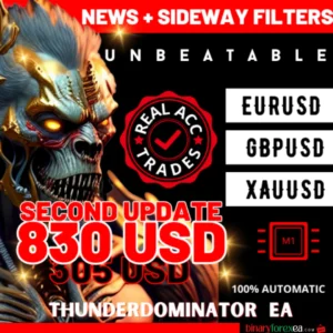 THUNDERDOMINATOR EA source code cover for MetaTrader 4